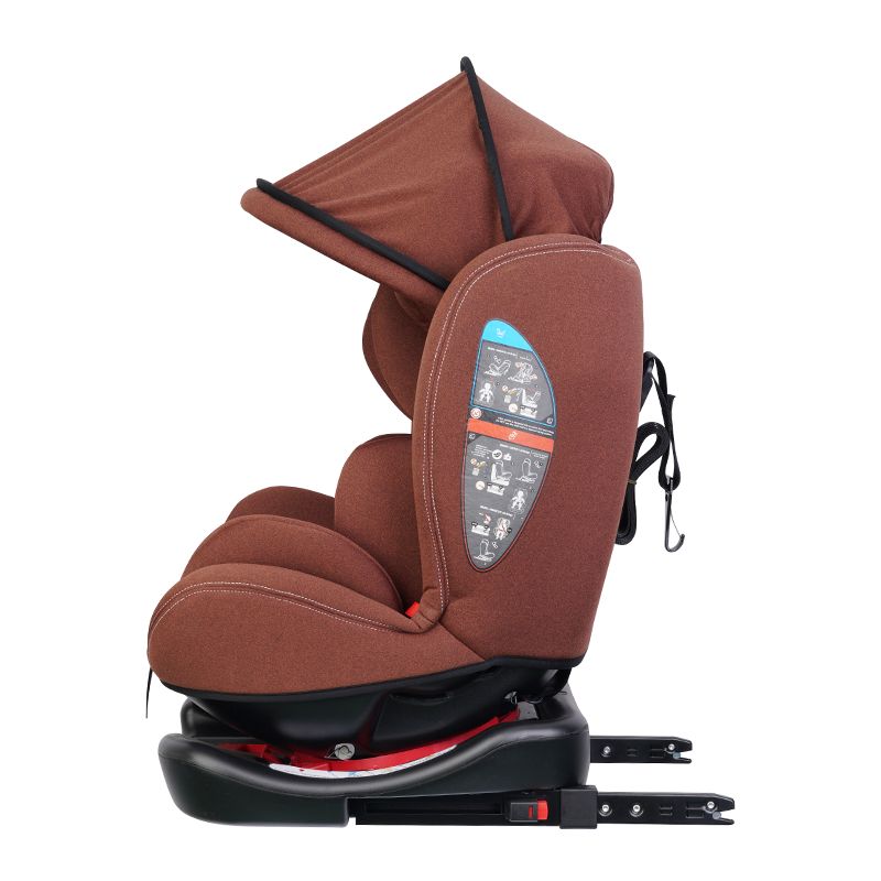 ZK701AチャイルドセーフティシートISOFIX 360度グループ0123 ECE R4404 0-36kg 0-12年