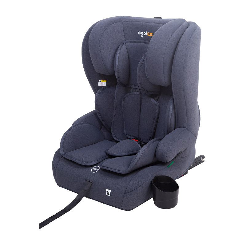 og303tベスト品質ECE R129 IサイズISOFIXカップホルダーチャイルドベビーカーシート76 -150cm子供の安全シートISOFIXとトップテザー付き車