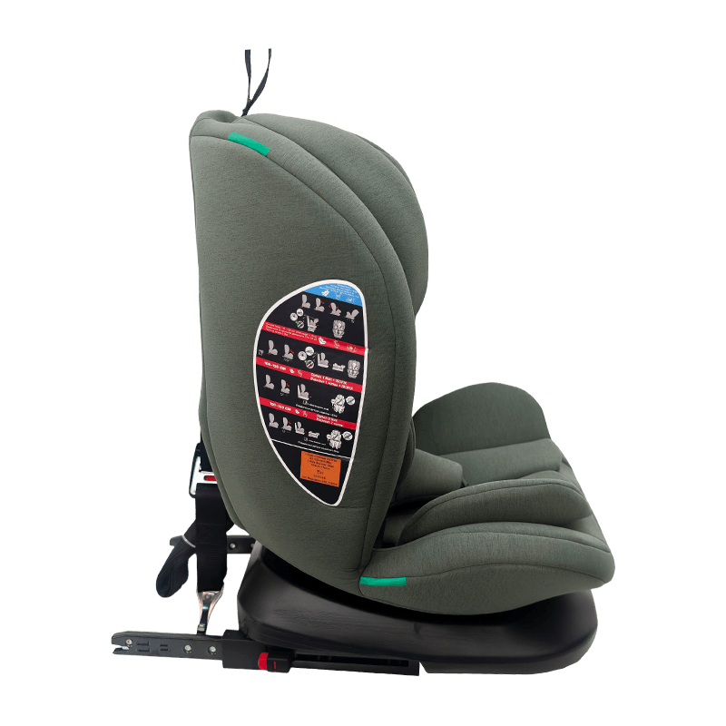 OG801A ECE R129 ISIZEベビーカーシート40-150cm Isofix Child Safety Seats 360度回転する子供のための大きなリクライニング