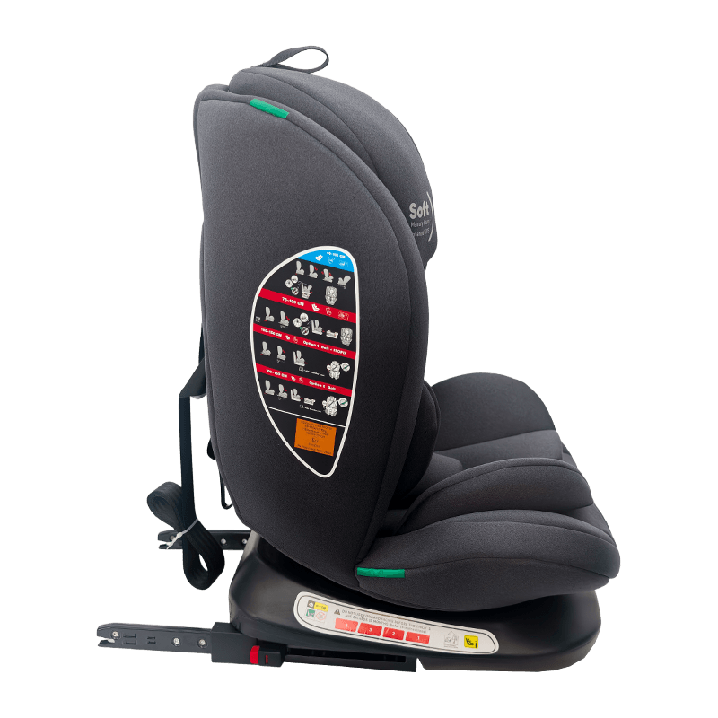 OG801A ECE R129 ISIZEベビーカーシート40-150cm Isofix Child Safety Seats 360度回転する子供のための大きなリクライニング