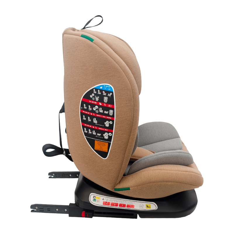 OG801A ECE R129 ISIZEベビーカーシート40-150cm Isofix Child Safety Seats 360度回転する子供のための大きなリクライニング