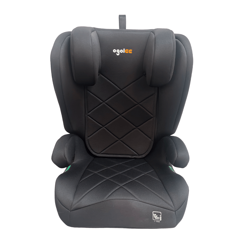 ISOFIXカーシート付きOG303B、グループ2 3カーシート、ブースター折りたたみ式、エンボス加工